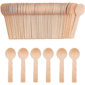 Eco-friendly <strong>Wooden</strong> <strong>Spoons</strong> 160mm <strong>Wooden</strong> Disposable <strong>Spoon</strong> Cutlery <strong>Wooden</strong> <strong>Spoon</strong> for Ice Cream - Product Image 3
