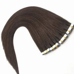 Raw vietnamese burmese hair extension tape ins cuticle aligned human hair weaves bundles tape in hair