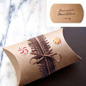 Boîte à dragées en papier kraft personnalisée avec nom de marque, réutilisable pour bonbons <span class=keywords><strong>et</strong></span> petites entreprises - Product Image 6