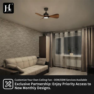 Ventilador de Techo LED BLDC Silencioso de 42, 52 y 60 Pulgadas con Luz y Control Remoto para Decoración del Hogar - Product Image 6