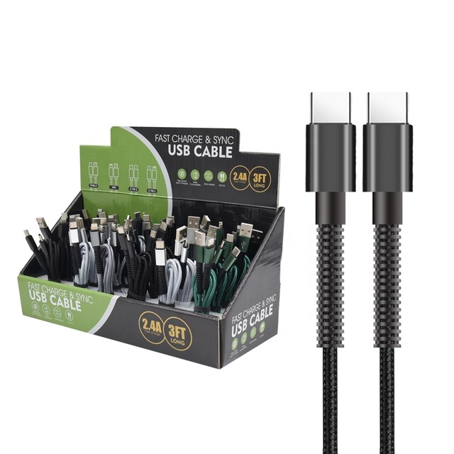 Wholesale High Quality 60W USB Fast Charging Data Transfer Charger Cable for Mobile Phones Cable