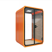 Cabine de bureau insonorisée, isolation acoustique, salle silencieuse, cabine modulaire pour bureau, studio, espace de coworking