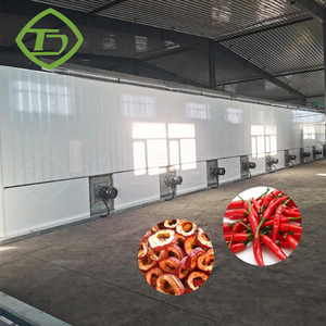 Petit four à air chaud automatique à commande PLC <span class=keywords><strong>pour</strong></span> le traitement alimentaire, sécheur à bande maillée <span class=keywords><strong>pour</strong></span> fruits, légumes, feuilles de thé, boues et fleurs - Product Image 1