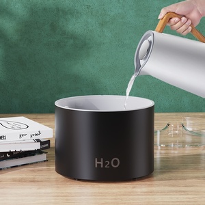 Nueva simulación de piedra de sal de cristal USB difusor de aceite esencial hogar escritorio atmósfera noche luz humidificador de agua - Product Image 6