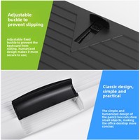 Support de clavier pour bureau d'ordinateur et plateau pour souris avec rail coulissant, modèle CZ