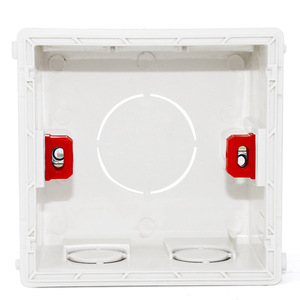 Tianzheng 86 Type Recessed <b>Wall</b> Socket Box PVC Thickened Wiring Connection Box For Electrical <b>Wire</b> Protection - Product Image 1