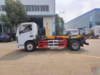 Nouveau camion poubelle diesel 4x2 avec benne de 5m3, véhicule de collecte des déchets municipaux, camion poubelle à benne