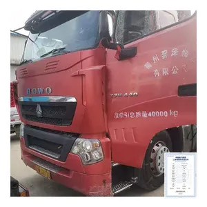 Precio de fábrica productos al contado LHD usado sinotruk certificación Diesel 6x4 371-420HP Unidades de camiones Howo usadas Cabeza DE TRACTOR