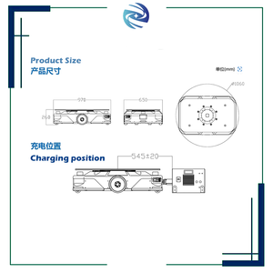 Robot de carretilla elevadora de Vehículo Automático autónomo, nueva transpaleta <span class=keywords><strong>AGV</strong></span> para transporte de almacén, manejo de batería de litio automotriz 3C - Product Image 4