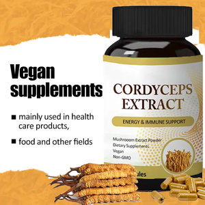 Ausreson Private Label Cordy ceps Sinensis Pilz kapseln Ergänzung Kräuter extrakt Cordy ceps Sinensis Kapseln - Product Image 3