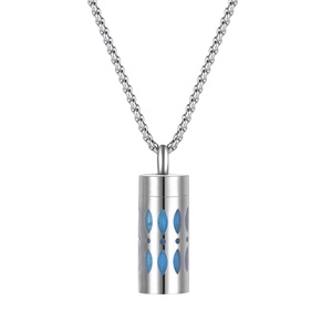 Stainless Steel Open <b>Locket</b> Aroma Scent Perfume Necklace - Product Image 4