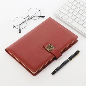 Cuaderno de composición personalizado A5 de tapa dura con 100 hojas, diario de negocios de cuero grueso, cubierta de PU grabada para regalo - Product Image 3