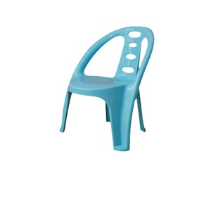<b>Plastic</b> <b>Dining</b> <b>Chair</b> With Backrest Sky Blue Modern Design Home Use 460x460x530mm - Product Image 1