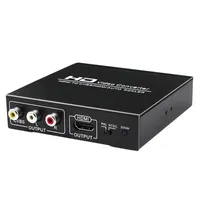 4K HDMI uyumlu CVBS RCA Kompozit AV Dönüştürücü Adaptör Koaksiyel 3.5mm Ses Çıkışı HD - AV Video Bölücü TV Kutusu Oyunları için