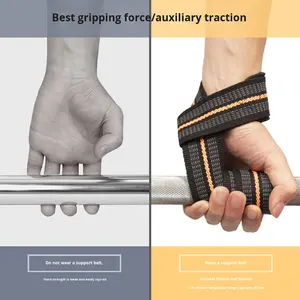 Al por mayor 2025 Muñequera de fitness personalizada ajustable para culturismo y gimnasio, correas de soporte para entrenamiento y levantamiento de pesas - Product Image 4