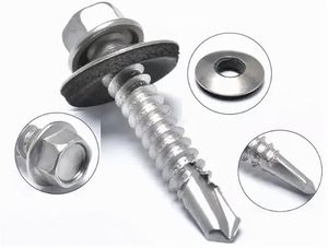 Vis autoperceuses en acier au carbone de haute qualité M5-M16 pour l'installation de plafonds et de toitures et vis à tête hexagonale standard - Product Image 2