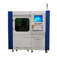 Meilleure Vente Mini Machine de Découpe Laser Fibre 1000W-2000W avec Zone de Travail 600x600mm, Contrôle Cypcut, Refroidissement par Eau, Prise en Charge AI/BMP