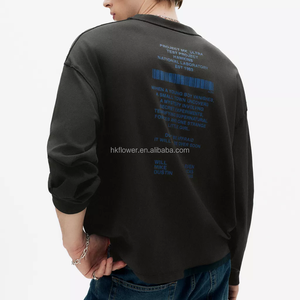 Sudadera con capucha de forro polar para hombre, con cuello redondo y estampado sólido, personalizable con logo bordado, venta al por mayor, impresión de sudaderas. - Product Image 2