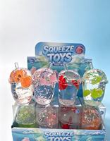 Jouet Squishy en forme de tasse de lait, rempli de vaseline, malléable, extensible, sans rebond, jouet sensoriel anti-stress ASMR, lot de jouets Squishy, boîte surprise