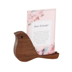 ที่ใส่ปฏิทินไม้รูปทรงนกสุดสร้างสรรค์เมนูตั้งโต๊ะทำจากไม้ - Product Image 2