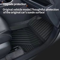 KADDEN Wasserdichte 3D TPE Fußmatten Teppichmatten Auto-Bodenmatten Kofferraummatte für Honda HRV 2016-2022 Auto-Zubehör