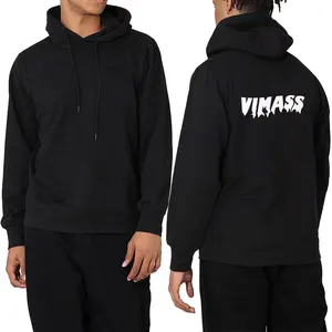 Мужской пуловер VIMASS YUBAO, хлопковый пуловер большого размера с логотипом, толстовка с толстовкой, толстовка с толстовкой, толстовка