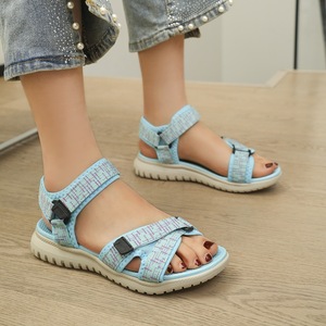Sandales de sport pour femmes, à lanières réglables avec boucles, antidérapantes, à semelle épaisse, pour la plage et la marche - Product Image 6