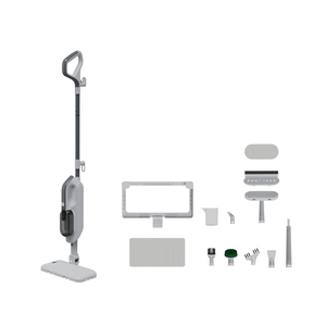 Nettoyeur vapeur électrique vertical léger 12 en 1, 1300 W, pour sols, carrelage, tapis, tissus d'ameublement - Product Image 1