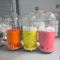 Machine à rembourrer les peluches portable et sécurisée, alimentée par compresseur d'air, semi-automatique, compatible avec différentes tensions.