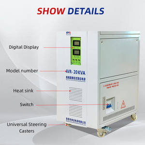 電圧安定器 380V デジタル工業用 15Kva 20Kva サーボレギュレータ AC自動三相電圧安定器 SVC用 - Product Image 2