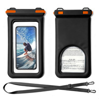 Nouveauté : Pochette étanche pour téléphone portable, PVC, écran tactile, sac étanche pour téléphone portable pour la natation, la plongée, le rafting