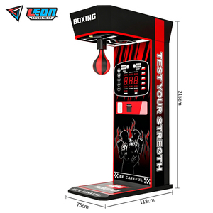 Máquina de Juego de Boxeo Electrónica Inglesa que Funciona con Monedas, Popular en Parques de Atracciones y <span class=keywords><strong>Gimnasios</strong></span>, con Luces Intermitentes - Product Image 6
