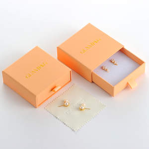 Custom Logo Pink Sliding Drawer Jewelry <b>Gift</b> <b>Box</b> Paper Packaging for Necklace <b>Earrings</b> Bracelet Ring - Product Image 6