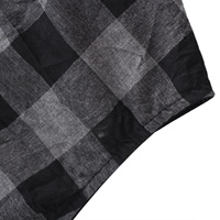 Fabricant de robe boutique personnalisé gris à carreaux sans manches effet froissé robe ballon à carreaux femmes dame élégante ample
