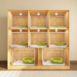 Chenils et maisons pour chiens d'extérieur avec des cages à chiens et des cages pour animaux de compagnie de qualité supérieure, parfaites pour les grands chiens, les chiots et les pensionnats - Product Image 1