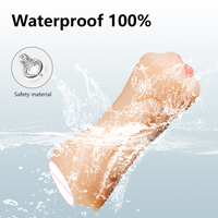 Produit phare : Poupée de masturbation manuelle en silicone pour hommes, avec poitrine volumineuse couleur chair, et Godet de masturbation masculin (type 'Airplane Cup')