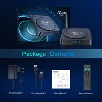 X98K Pro Smart TV Box Android 11 Rockchip RK3566 Quad Core 4GB 32GB 8K HD 1000M 2T2R Dual Wifi Set Top Box Reproductor Multimedia