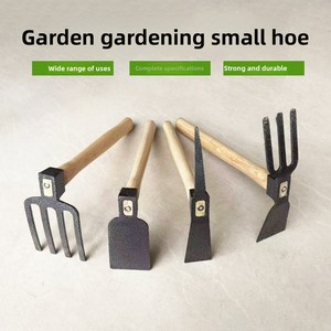Nuova Zappa Multifunzionale in Acciaio al Manganese a Doppio Uso, Piccola Zappa Agricola <span class=keywords><strong>per</strong></span> Scavare Verdure, Diserbo e Pacciamatura Fiori - Product Image 4