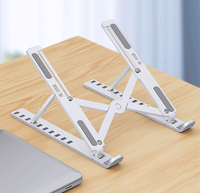 Support de table pliable réglable à 10 vitesses pour ordinateur et téléphone
