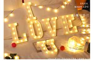 الأكثر مبيعًا 3D ، ميني عيد الحب لحفلات الزفاف مع إضاءة ليلية لديكور المنزل وزينة المنزل - Product Image 3