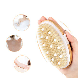 แปรงสำหรับเปียกหรือแห้งแปรง Gentle Exfoliating นุ่มนวลเรืองแสงผิวกำจัดของคุณเซลลูไลท์และผิวแห้งนวด Nod - Product Image 6