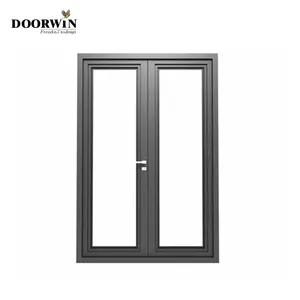 Balcony Shopping Malls And Other Occasions Intelligent Door Electronic Lock Glass Door Aluminium Hinged Doors