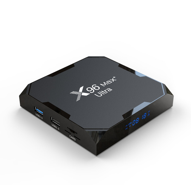Stable Strong Smart TV Box Amlogic S905X4 8K  Android 11 X96 Max+ Ultra Satellite Receiver