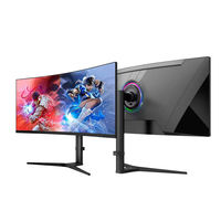 Écran d'ordinateur incurvé de 34 pouces, écran large, barre lumineuse RVB, moniteur de jeu avec résolution 4K, fréquence de rafraîchissement de 165 Hz, à vendre