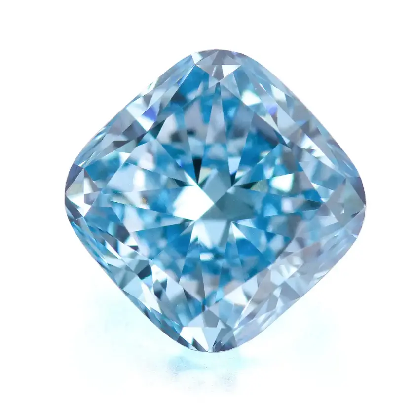 Hersteller 1ct IGI CVD HPHT Blue Square Lab gewachsener loser Diamant schmuck