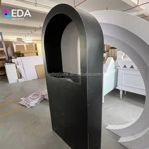 LEDA Custom Simple Black PVC Acrylic Wedding Backdrop Welcome Sign for Wedding <b>Party</b> Entrance Event <b>Decor</b> - Product Image 6