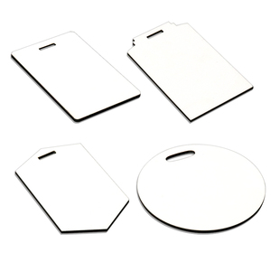 Etiquetas de Equipaje de MDF con Impresión Personalizada, Etiquetas de Madera para Bolsas Imprimibles por Ambos Lados, Etiqueta de Viaje en Blanco - Product Image 5
