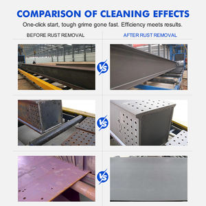 Sabbiatrice abrasiva su larga scala per la pulizia delle superfici della sabbiatrice continua elettrica durevole per uso industriale - Product Image 3