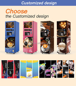 Distributeur automatique de café instantané à double température (chaud et froid) avec monnayeur, pour eau potable, directement de l'usine - Product Image 4