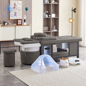 Salón de belleza personalizado muebles cabeza <span class=keywords><strong>spa</strong></span> masaje champú cama baño de pies y pedicura cama de lavado de pelo - Product Image 2